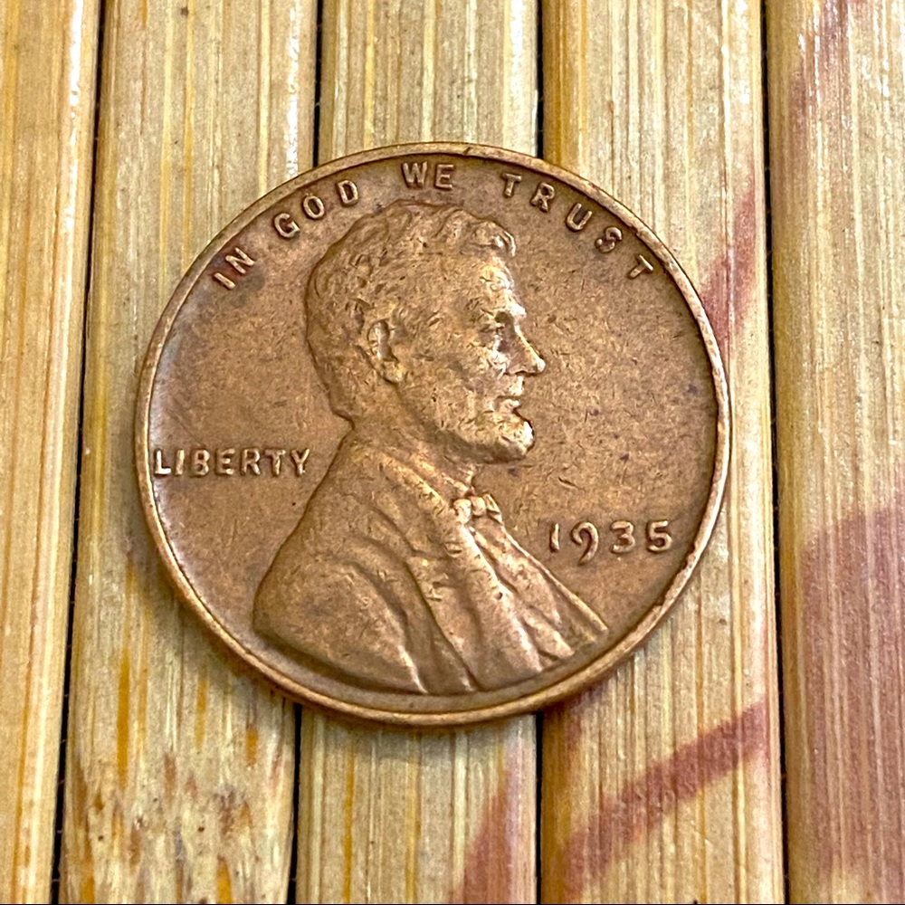 Vintage 1935 Lincoln Wheat One Cent